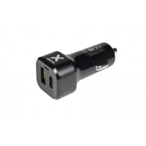 XTORM AU015U. Car Charger USB-C PD 27W & USB QC3.0 18W