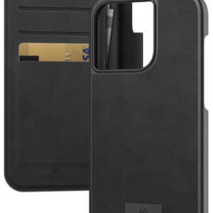 Blackrock 2in1 Wallet Premium Case iPhone 14 Pro Sort