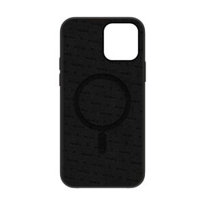 Valenta Back Cover Black Leather MagSafe iPhone 14